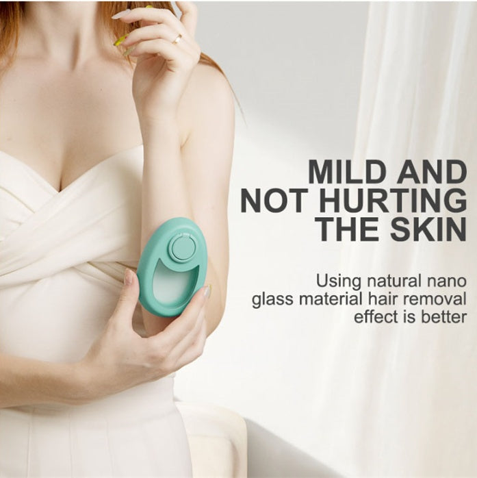 Upgraded Crystal Hair Removal Eraser – Painless Physical Exfoliating Tool for Women & Men