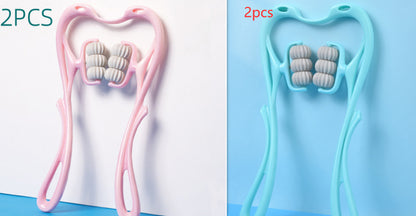 6-Wheel Manual Neck & Shoulder Massager Roller
