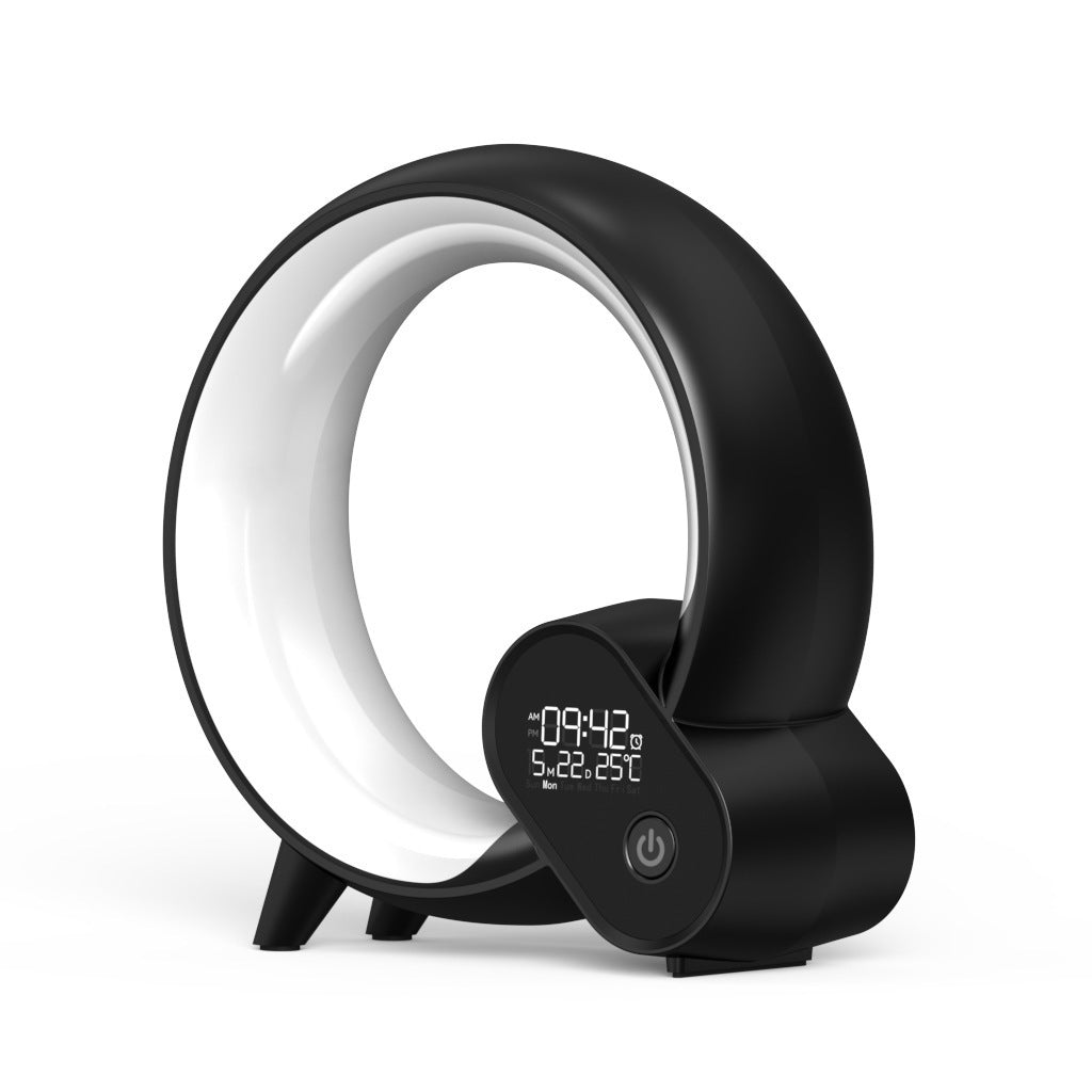 Creative Q Light Analog Sunrise Alarm Clock with Digital Display, Bluetooth Audio & Intelligent Wake-Up – Colorful Atmosphere Lighting