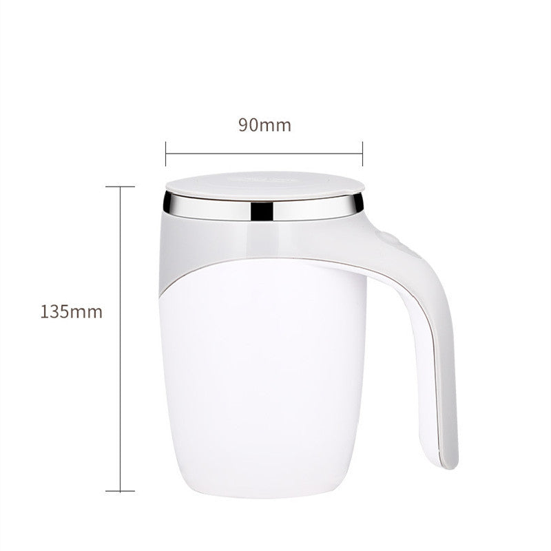 Rechargeable Automatic Electric Stirring Coffee Cup – Magnetic Rotating Milkshake Mixer – Portable Lazy Water & Beverage Stirrer