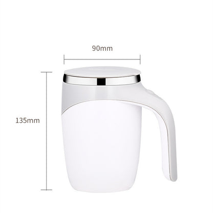 Rechargeable Automatic Electric Stirring Coffee Cup – Magnetic Rotating Milkshake Mixer – Portable Lazy Water & Beverage Stirrer