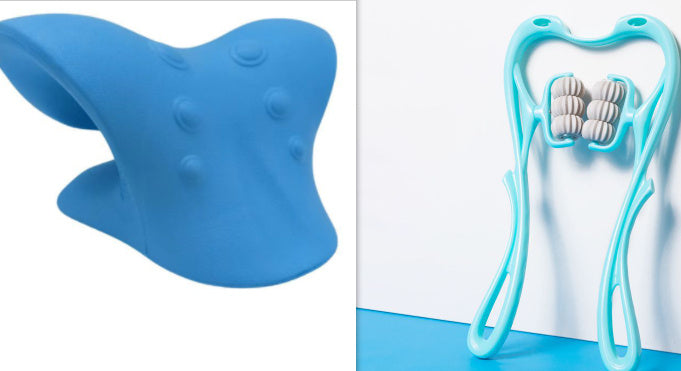 6-Wheel Manual Neck & Shoulder Massager Roller