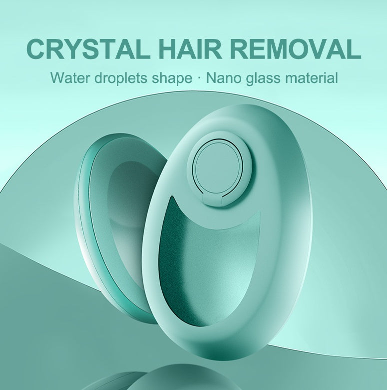 Upgraded Crystal Hair Removal Eraser – Painless Physical Exfoliating Tool for Women & Men