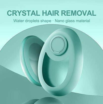 Upgraded Crystal Hair Removal Eraser – Painless Physical Exfoliating Tool for Women & Men