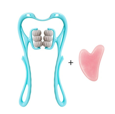 6-Wheel Manual Neck & Shoulder Massager Roller