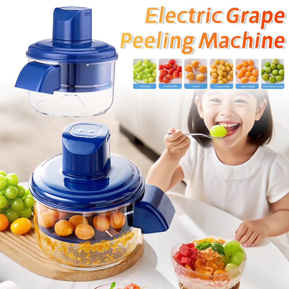 Electric Grape Peeler – Automatic Rechargeable Fruit Peeling Machine for Effortless Skin Removal | Hands-Free Kitchen Gadget for Home Use