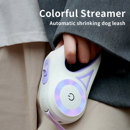 Retractable Dog Leash & Collar Set – Automatic Traction Rope for Small to Medium Dogs