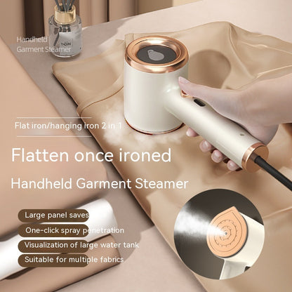 Mini Portable Handheld Garment Steamer – Travel-Friendly Fabric Steam Iron with Vertical Use, US Plug
