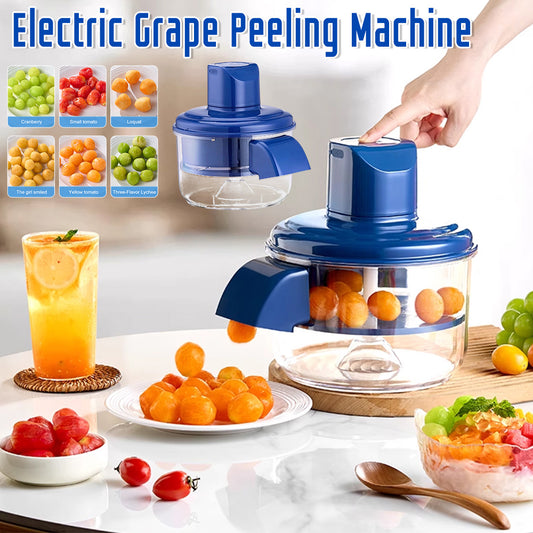 Electric Grape Peeler – Automatic Rechargeable Fruit Peeling Machine for Effortless Skin Removal | Hands-Free Kitchen Gadget for Home Use