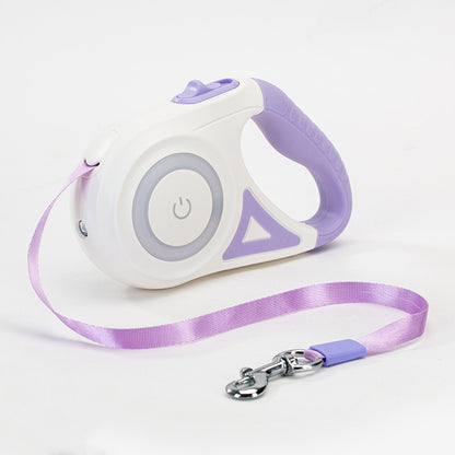 Retractable Dog Leash & Collar Set – Automatic Traction Rope for Small to Medium Dogs