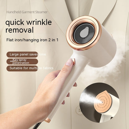 Mini Portable Handheld Garment Steamer – Travel-Friendly Fabric Steam Iron with Vertical Use, US Plug